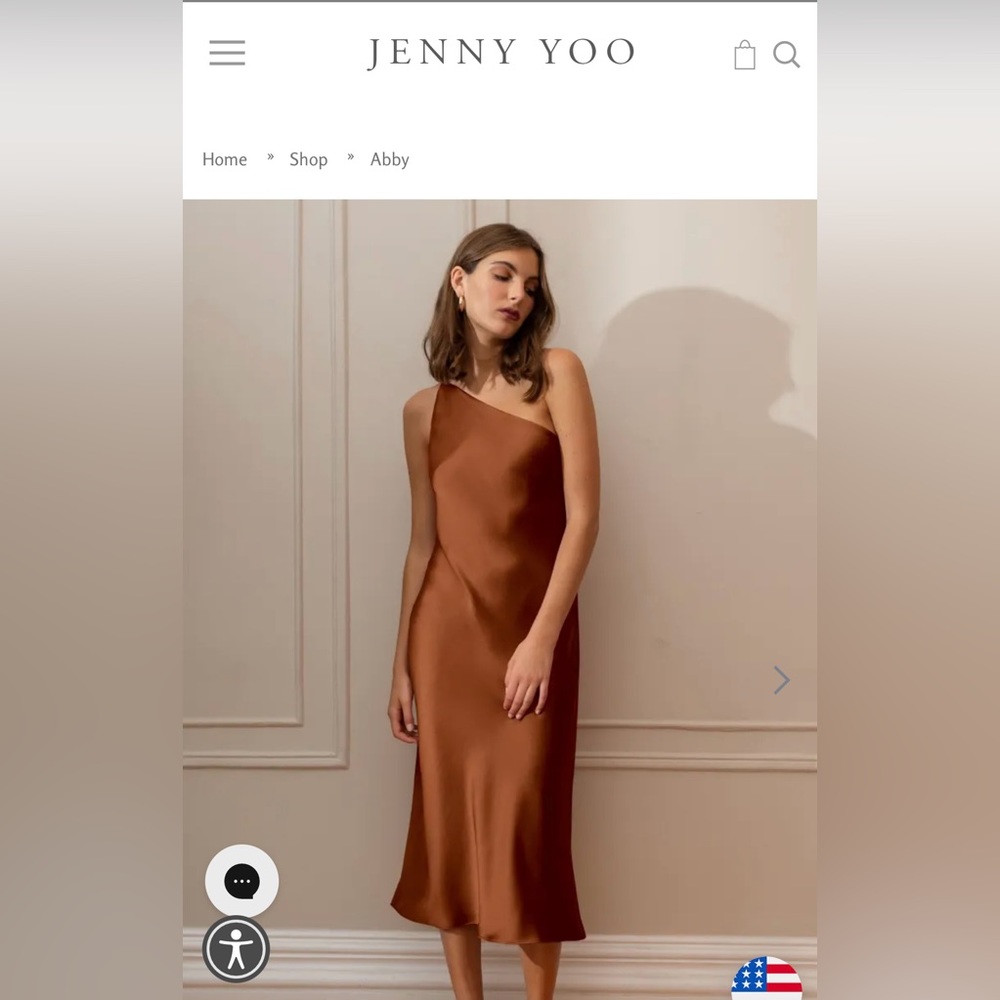 Jenny Yoo Abby Dress - Copper size 2